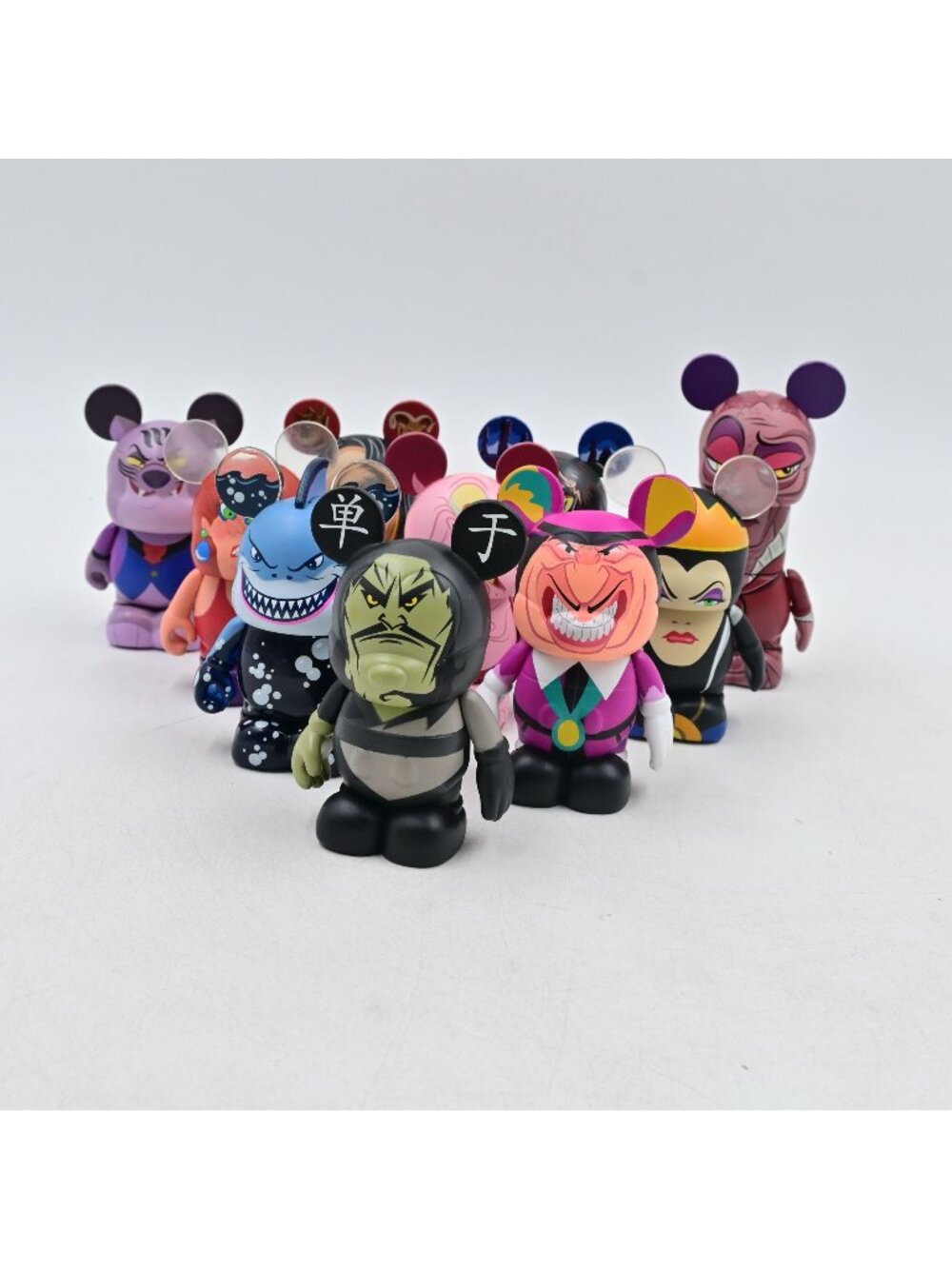 Disney Vinylmation Villains Figures Lot Of 10 Collectible Shan Yu Evil Queen